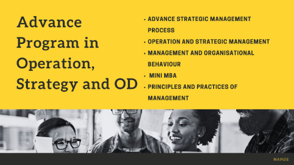 Program Advance Platform Advance Program in Operation, Strategy and OD